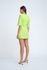 Bora Box Sleeve Mini Dress | Final Sale - Sunny Lime