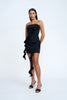 Cadence Frill Mini Dress | Final Sale - Black