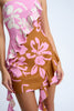 Cadence Frill Mini Dress | Final Sale - Pink Clay Ivory