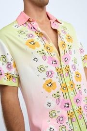 Golden Floral Sun Shirt | Final Sale - Multi Floral