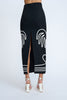 Love Palm Midi Skirt | Final Sale - Black Ivory