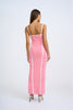 Nautilus Swirl Knit Midi Dress | Final Sale - Pink Ivory
