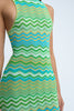 Rayne Ripple Stripe Knit Dress | Final Sale - Green Multi