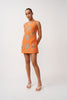 Alfresco Embroidery Mini Dress | Final Sale - Orange Aqua