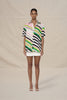 Noah Stripe Sun Shirt - Green Pink Black Multi