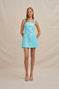 Oasis Shift Mini Dress - Aqua