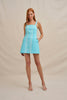 Oasis Shift Mini Dress - Aqua