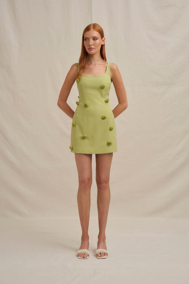 Everjade Mini Dress - Green