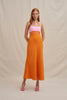 Christine Bias Midi Dress - Pink Orange