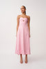 Leoni Diamond Shape Strapless Dress - Taffy Pink