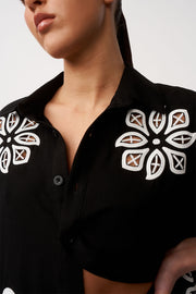 Alfresco Sun Shirt - Black Ivory