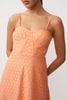 Penelope Peach Anglaise Dress - Peach