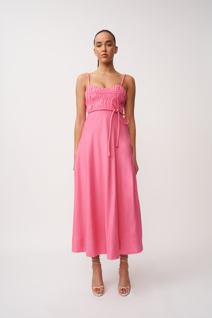 Marielle Panel Dress- Pink