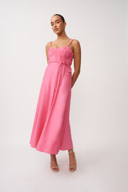 Marielle Panel Dress- Pink