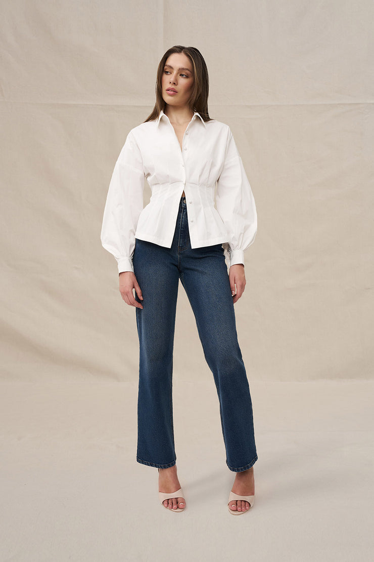 Belinda Blouse Top - Ivory