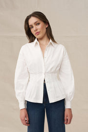 Belinda Blouse Top - Ivory