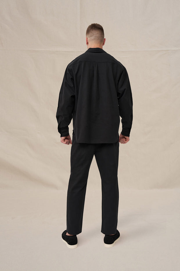 Bowie Broderie Shirt - Black