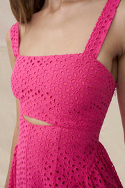 Willow Anglaise Sun Dress | Final Sale - Pink