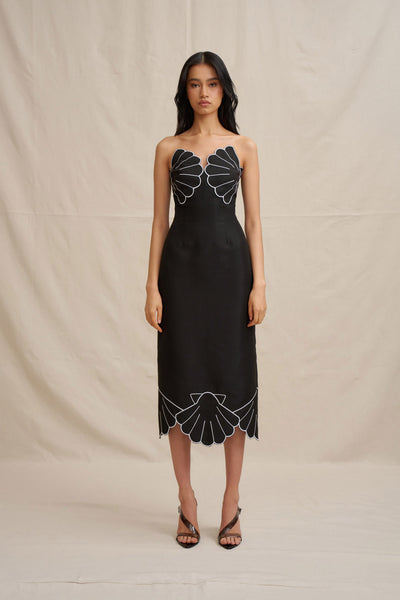 Kimora Shell Midi Dress