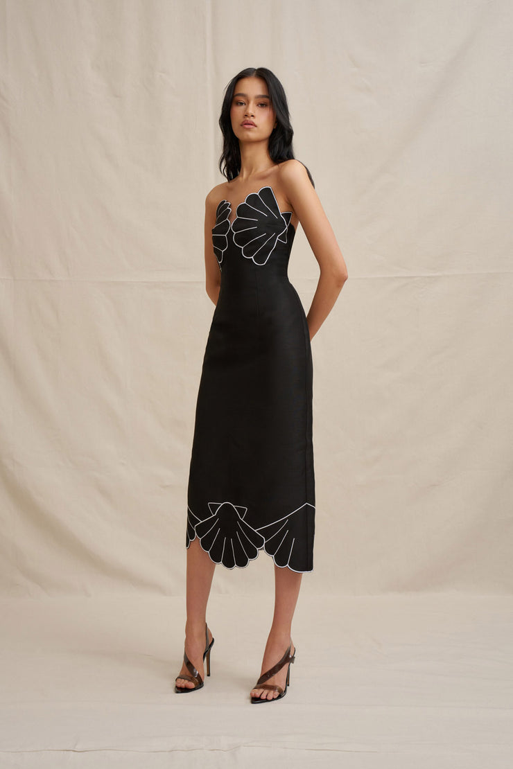 Kimora Shell Midi Dress