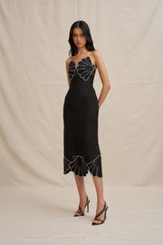 Kimora Shell Midi Dress