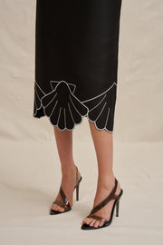 Kimora Shell Midi Dress