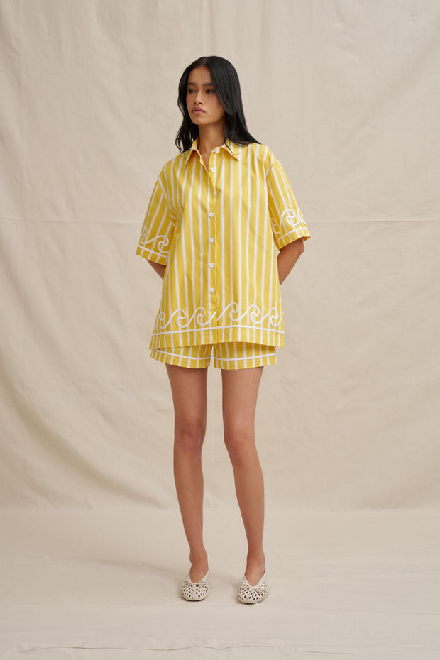 Reese Stripe Sun Shirt