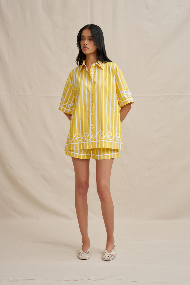 Reese Stripe Sun Shirt