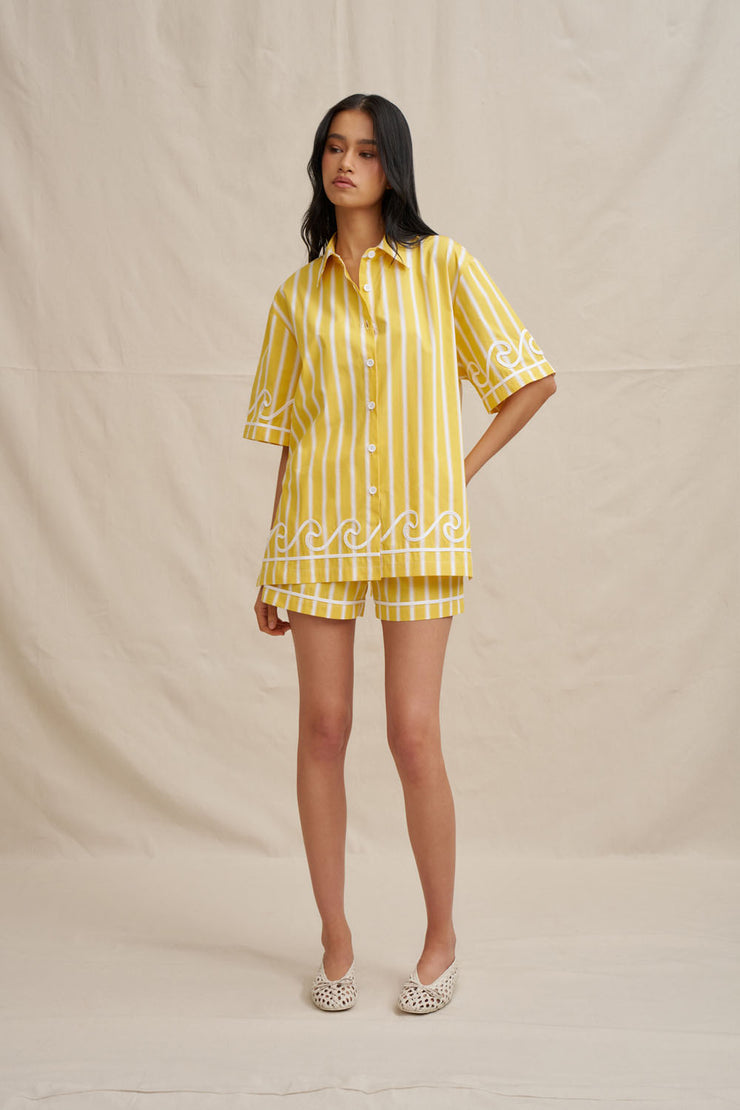 Reese Stripe Sun Shirt
