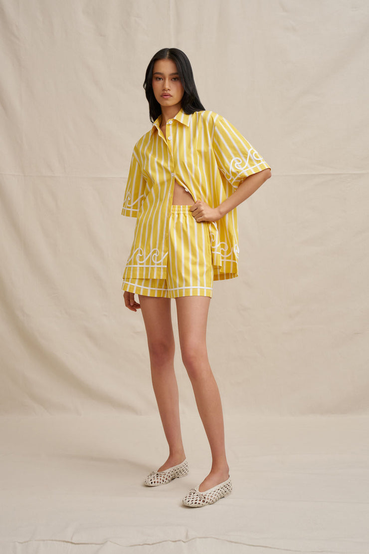 Reese Stripe Sun Shirt