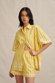 Reese Stripe Mini Short