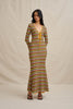 Fontana Tie Sheer Ankle Dress