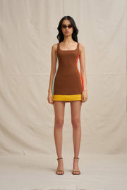 Nadia Block Mini Dress