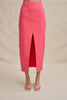 Chloe Midi Skirt - Coral Pink