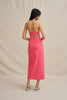 Chloe Midi Skirt - Coral Pink