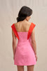 The Cleo Mini Dress - Red Pink