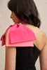 Black Tie Bow Gown - Pink Black