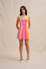 Pink Palette Mini Shift Dress - Multi Pink