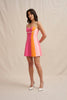 Pink Palette Mini Shift Dress - Multi Pink