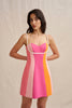 Pink Palette Mini Shift Dress - Multi Pink