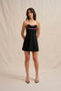 Serena Pipe Mini Dress - Black