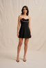Serena Pipe Mini Dress - Black