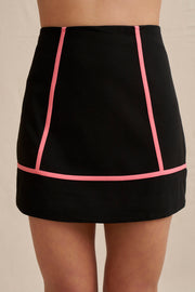 Basia Multi Pipe Bodice - Black