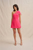 Diana Bow Mini Dress - Pink