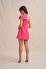 Diana Bow Mini Dress - Pink