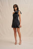 The Bow Mini Dress - Black