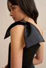 The Bow Mini Dress - Black