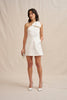 The Bow Mini Dress - Ivory
