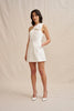 The Bow Mini Dress - Ivory