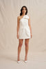 The Bow Mini Dress - Ivory